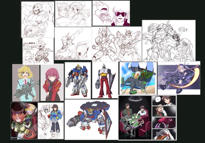 #今月描いた絵を晒そう 