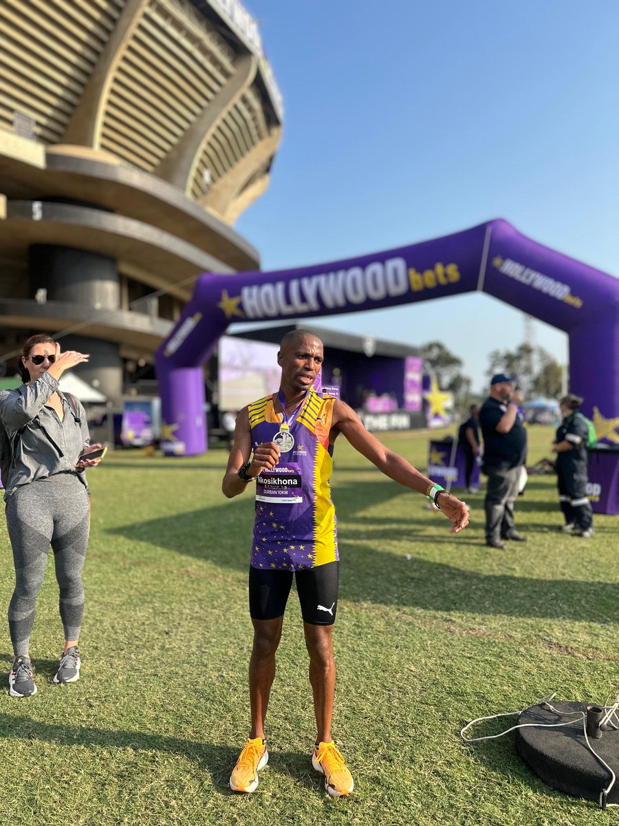 Nkosikhona Mhlakwana (@n_mhlakwana) on Twitter photo It's a PB... Running a sub 29 minutes for the first time. Thank you, <a href="/HWAthleticsClub/">Hollywood Athletics Club</a> <a href="/Hollywoodbets/">Hollywoodbets</a> SA Durban 10km, for organizing such a lovely event for us Runners. We appreciate it.
Big thanks to my sponsors and friends who always love and appreciate my work. Salute ๐ซก It's a PB... Running a sub 29 minutes for the first time. Thank you, <a href="/HWAthleticsClub/">Hollywood Athletics Club</a> <a href="/Hollywoodbets/">Hollywoodbets</a> SA Durban 10km, for organizing such a lovely event for us Runners. We appreciate it.
Big thanks to my sponsors and friends who always love and appreciate my work. Salute ๐ซก