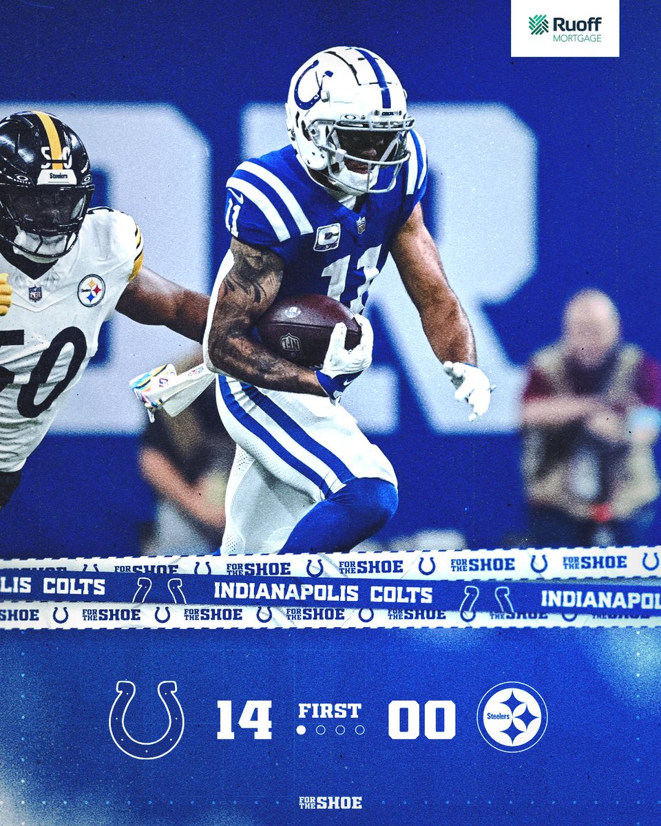 Colts's tweet image. One down. #PITvsIND