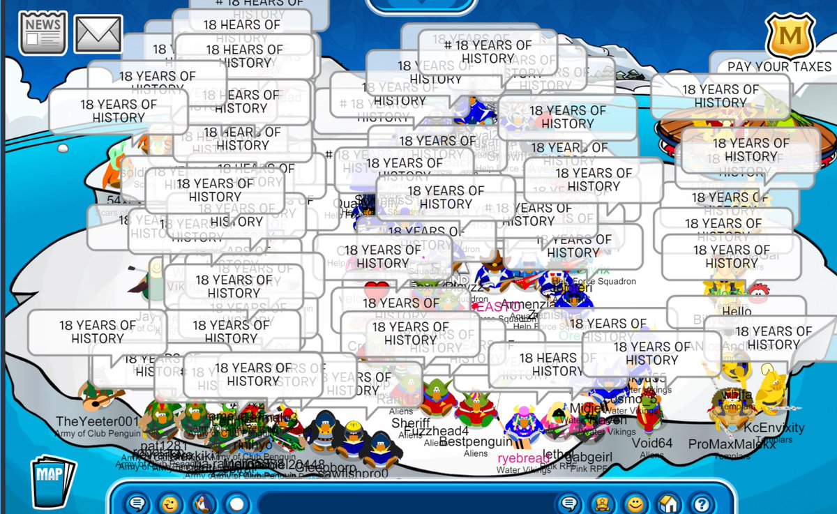 ACPArmy's tweet photo. Happy birthday to us! 1️⃣ 8️⃣ 💚 

@CPLegacyTeam #ClubPenguin https://t.co/MXW4kFJTOF