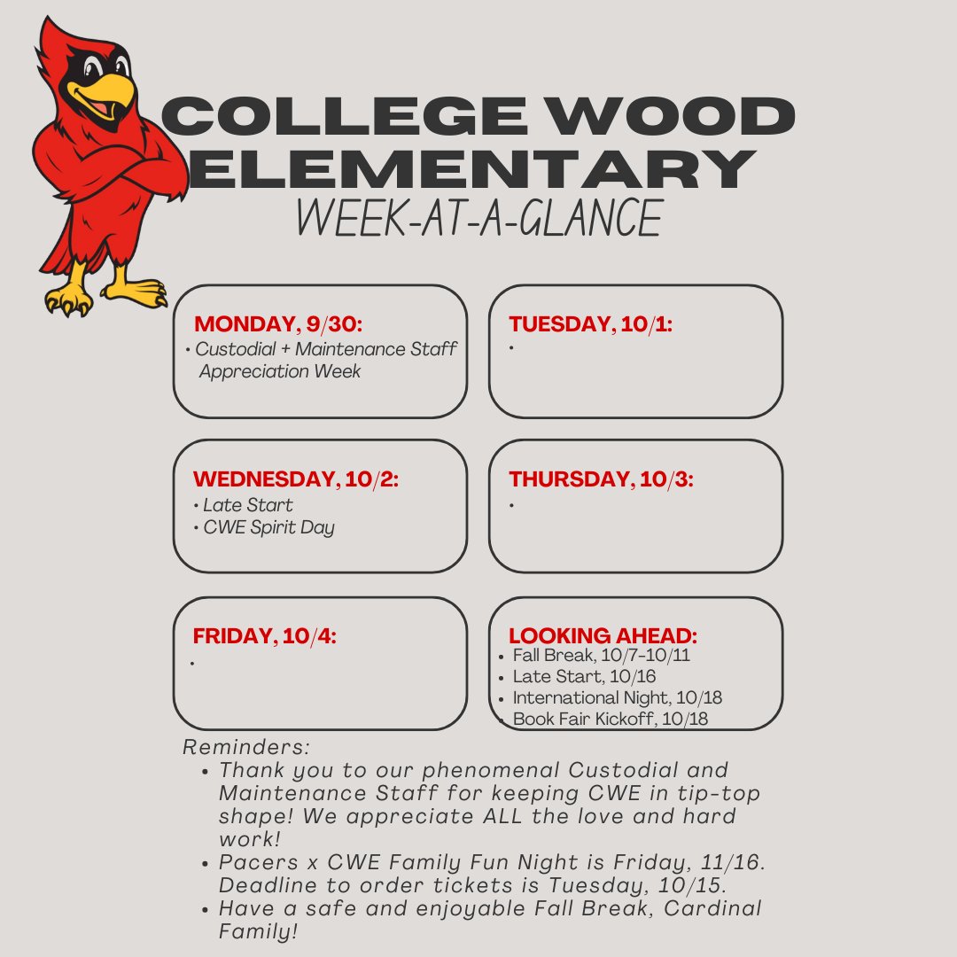College Wood PTO (@cwepto) on Twitter photo 