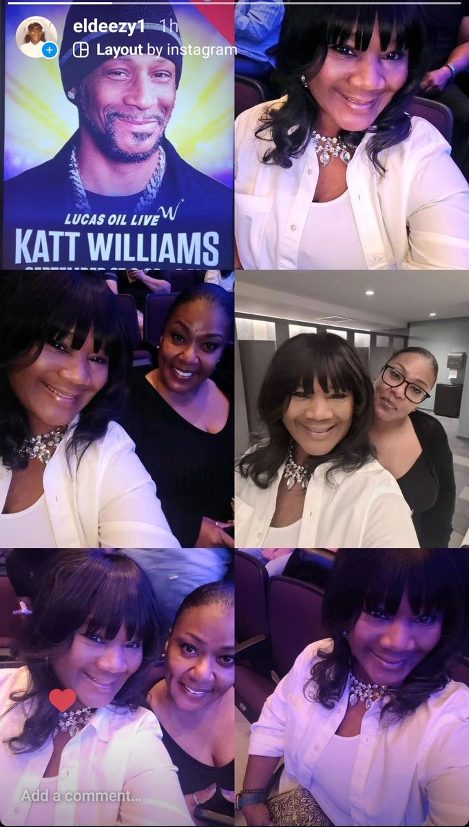 LaticiaD's tweet image. #KattWilliams
#comedy 
@WinStarWorld #LucasOilLive 
#BirthdayThings