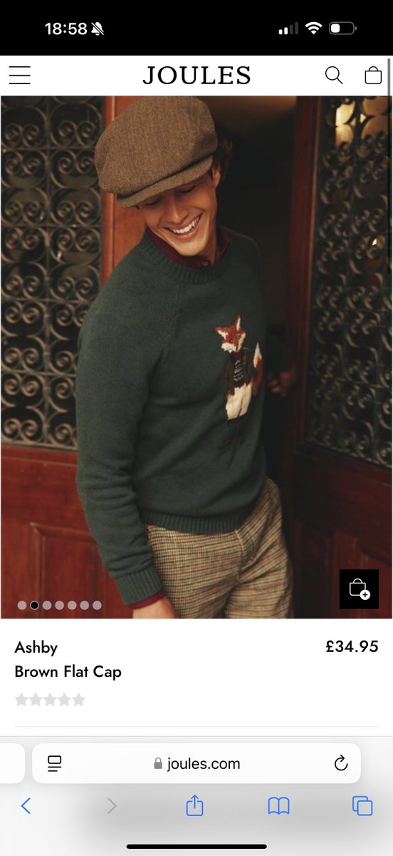 hbroadbentj's tweet photo. @Joulesclothing Hi, do you know if/when the Jonty Fox jumper will be available for men? I see the ladies and children’s already available, asked in store and they thought it might be a ladies one? https://t.co/68QzoFNpQb