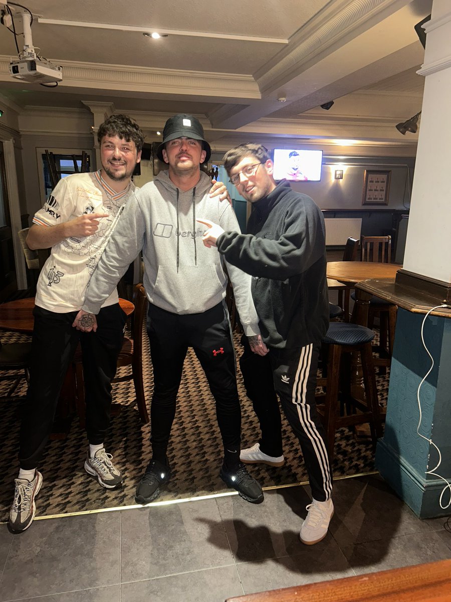 The the last three standing.

Two whitey victims and Ryan burns. 🙌🏻

<a href="/Roseberry_Park/">Roseberry Park F.C.</a> love you boys x