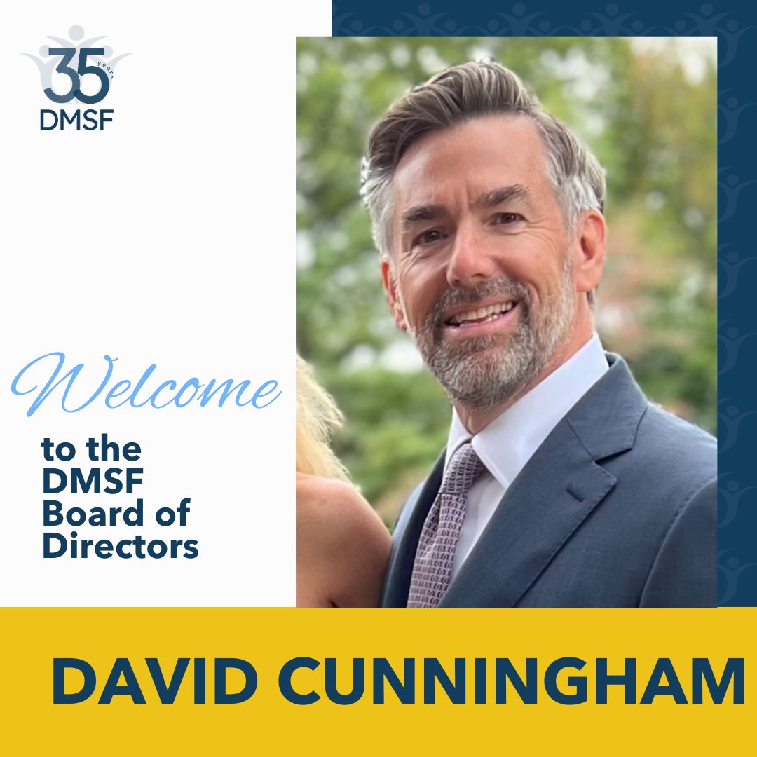 Join us in welcoming David Cunningham to the DMSF Board of Directors! David has been an active member of the Chicagoland community for over 25 years, contributing to healthcare, human services, and education initiatives. Welcome to the DMSF Family, David!
#DMSFBoard