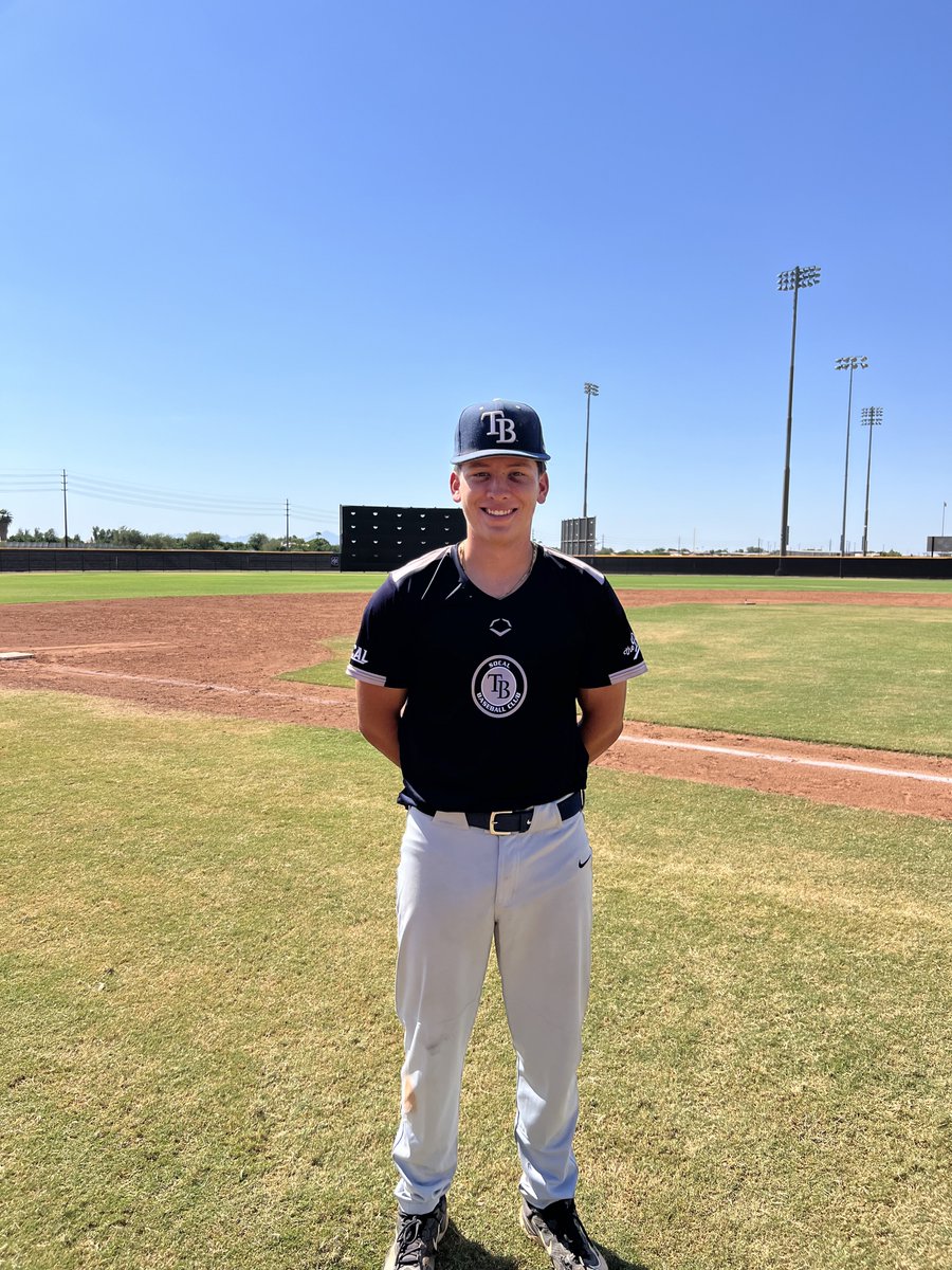 .<a href="/AZFallClassic/">AZ Fall Classic</a> F: <a href="/TB_SoCalTeams/">TB Socal Baseball</a> vs. NorCal U
PoG: @33val_lopez 15 BF, 2 K, 0 H, 0 ER
Hitter: <a href="/TeoRickman34/">Mateo Rickman</a> 1-2, 3 RBI