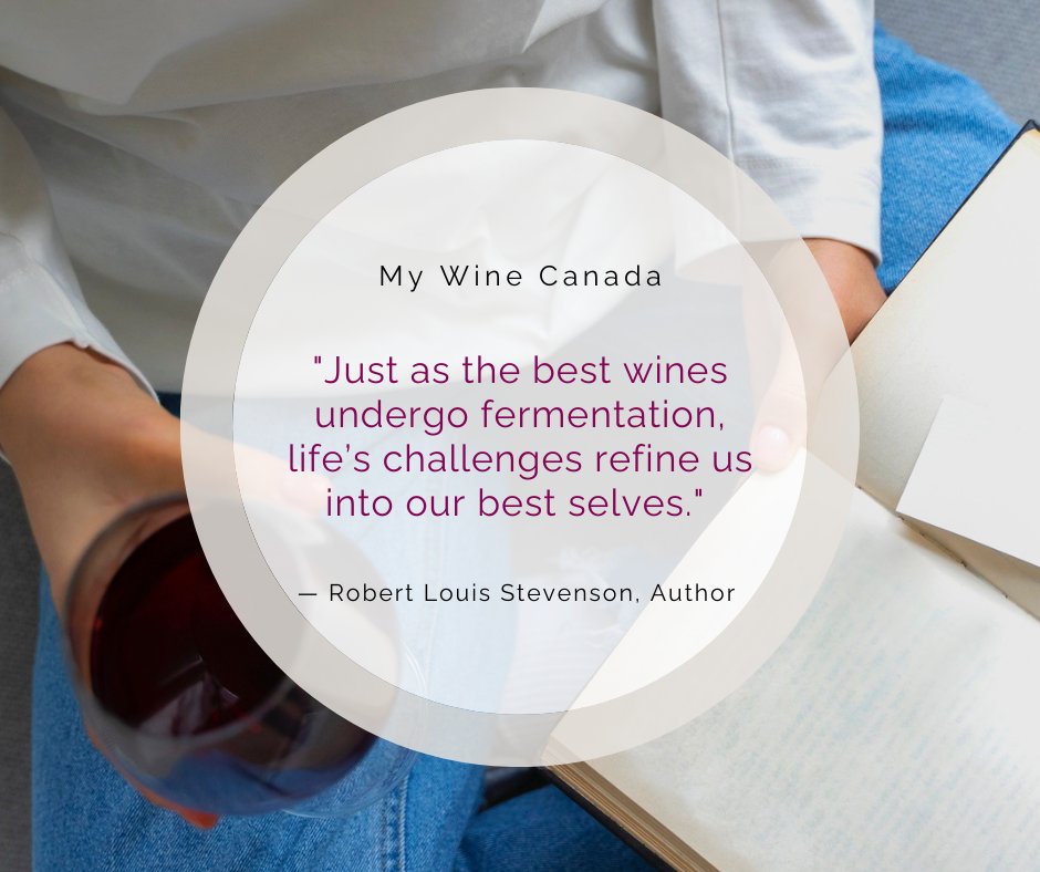 MyWineCanada's tweet photo. Like fine wine, we are refined through life’s challenges. 💪🏼🍷✨ #wisdom https://t.co/lMgBYPOhYE