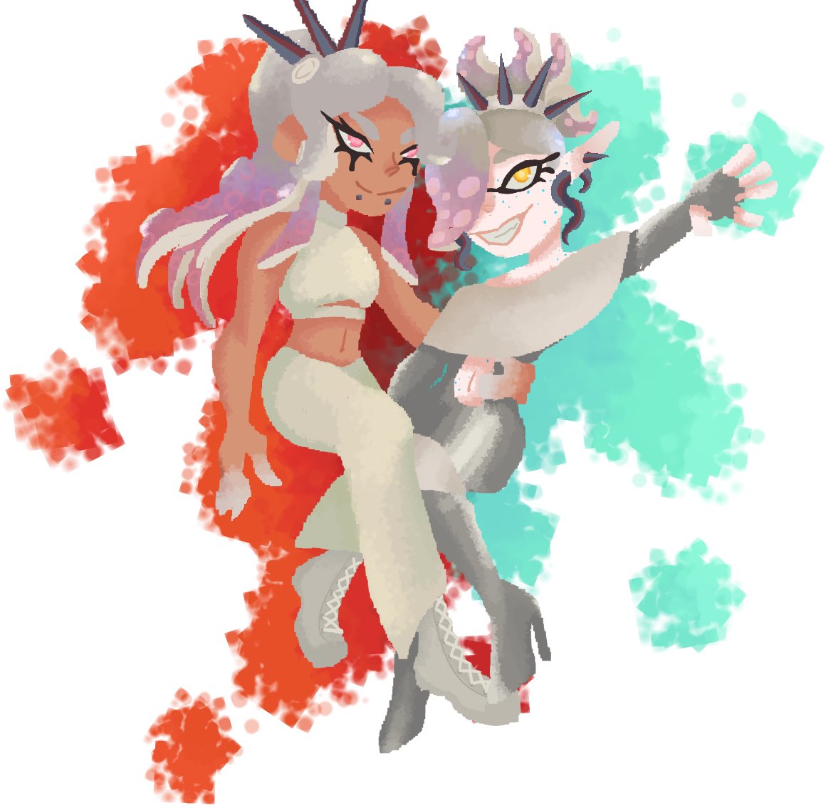 Grand fest art of my ocs im posting late cus I lost motivation chcbch