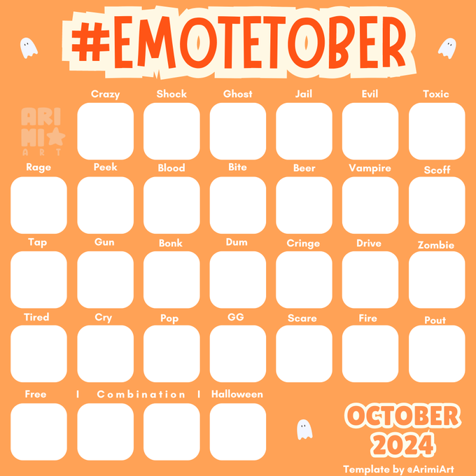 I was interested in joining #emotetober again, but I'm not confident if this post will be caught on other people's FYP

If u want to participate:
💧Like and retweet this post
💧Give a follow to help me grow

If enough people join then I'll do it!
#vtubersupportbeam #VtuberUprsing