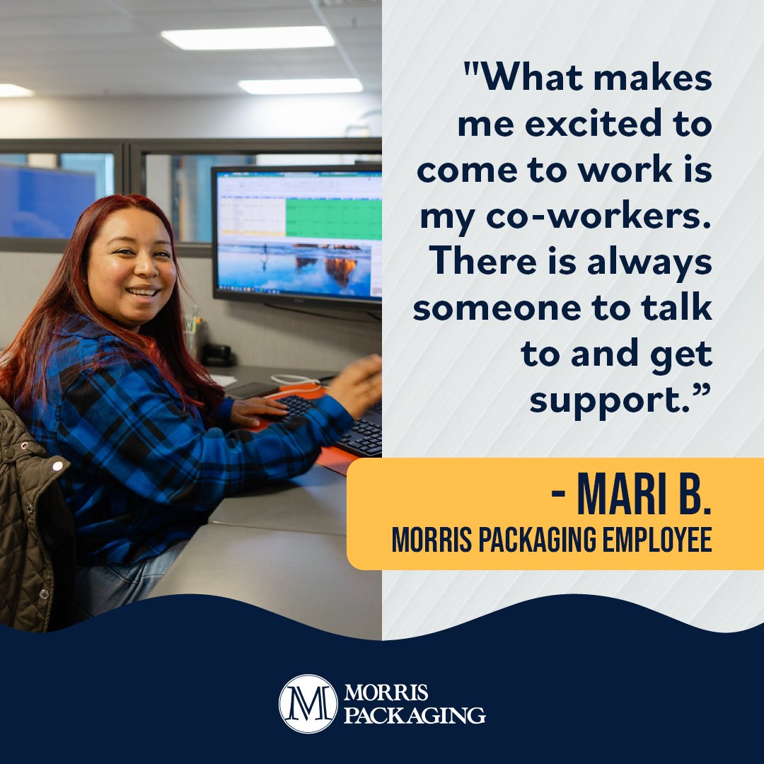 Morris_Pkg's tweet image. 🌟 Join Mari B. and our vibrant team at Morris Packaging - where your co-workers aren't just a team, but a reason to look forward to each day. 

➡️ Explore opportunities with us in Plymouth, MN, and let's achieve greatness together. info.morrispkg.com/plymouthjobs

#PlymouthMN
