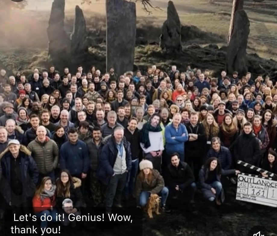 Outlander is officially done 🎬, epic how the group picture is taken at the iconic STONES-Craig na Dune where it all began for Claire, Jaime &amp; the rest of the world. Thanks to ⁦<a href="/Writer_DG/">Diana Gabaldon</a>⁩ ⁦<a href="/RonDMoore/">Ronald D. Moore</a>⁩ ⁦@TheMattBRoberts⁩ ⁦<a href="/TallShipProds/">Maril Davis</a>⁩, the Cast/Crew🇺🇸🏴󠁧󠁢󠁳󠁣󠁴󠁿