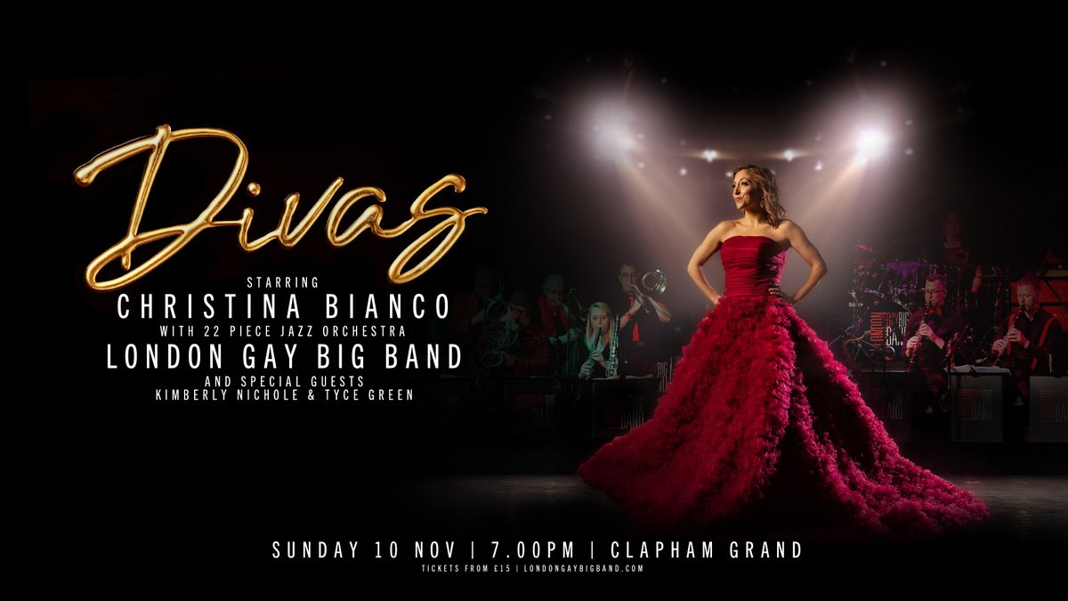 DIVAS with Christina Bianco - Sun 10 Nov - Clapham Grand - mailchi.mp/d4921d3bd665/p…