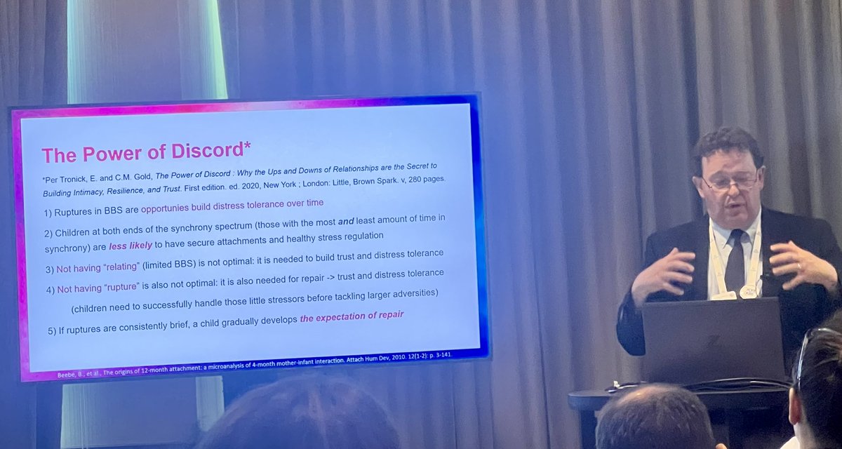 Dr. Andrew Garner:
“Hope means ‘Hang on—pain ends.”

Rupture &amp; repair build trust. Trust is the beginning of learning!
#AAP2024