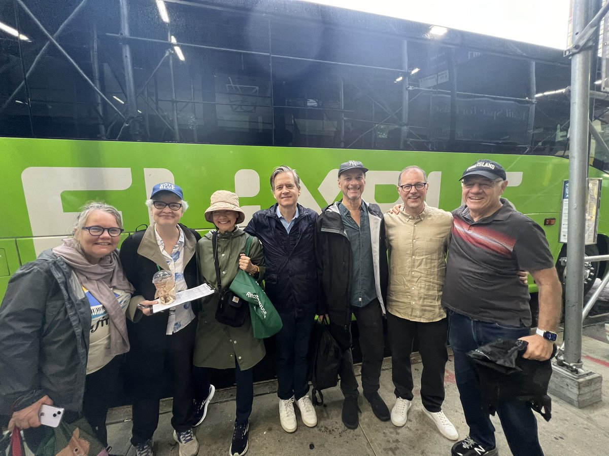 villagedems's tweet photo. VID &amp; Vote Blue Bus vols knocked on doors in NJ -7 for Sue Altman &amp; Rep. Andy Kim &amp; in NY-4 for Laura Gillen! Thanks to Manhattan Borough President, Mark Levine, and New York State Senator, Brad Hoylman-Sigal for rallying the troops! @MBPMarkLevine @bradhoylman @votebluenyc https://t.co/LhXZsUDMfD