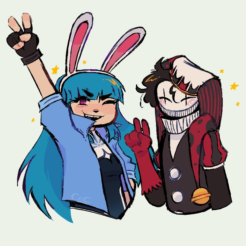 Connor_sCoffee's tweet image. The siblings ever!! 

Hope you like it oomf :3 
#killerbunnies #kaboodlefanart #clownpiercefanart