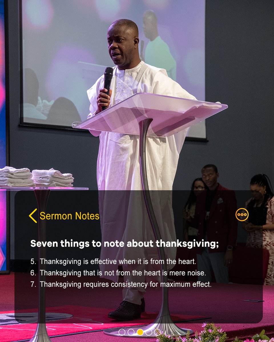 winnersedmonton's tweet photo. Message Title: Operating in the Supernatural through the Power of Thanksgiving
Ministering: Pastor Yemi Awodiran
#ThanksgivingService
#BDOat70
#LFCLiveService
#Fortune2024 #LFC
#WinnersEdmonton
#WinnersChapelInt’l #LivingFaithChurch
#Church #FirstService #SecondService https://t.co/2KPkZf4dnT