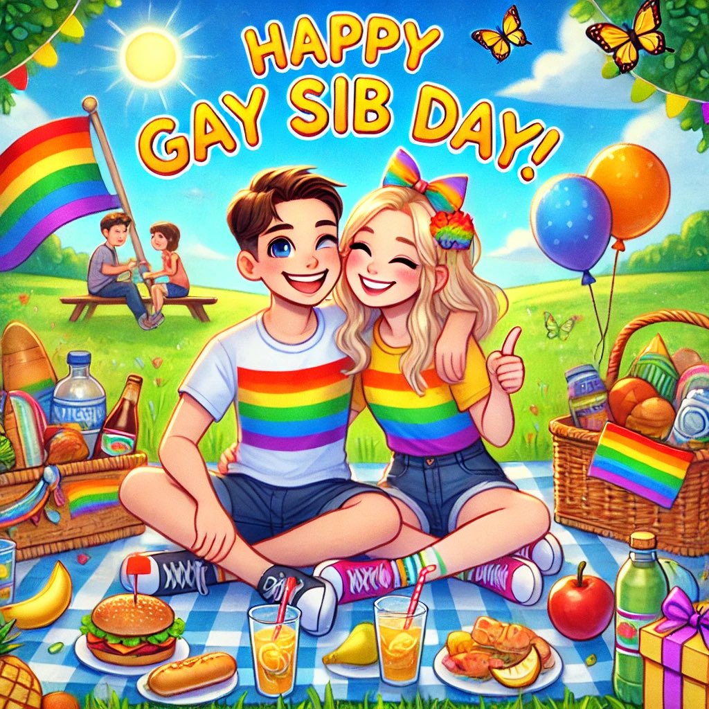 borgtron's tweet photo. Happy National Gay Sib Day!  #gaysib #siblings https://t.co/I4k2xmo5L6
