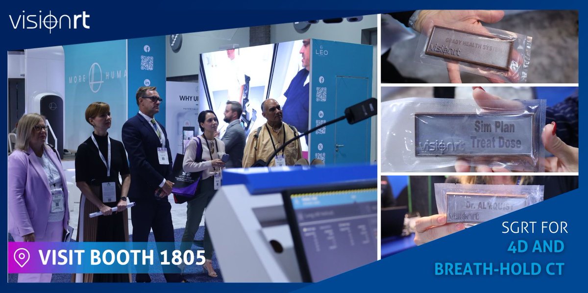Explore the comprehensive support provided by our #SGRT solution, SimRT at booth 1805.

Watch how SimRT offers contactless motion monitoring for 4D and breath-hold CT, providing precise tracking with ease—plus, stop by for a personalized treat!