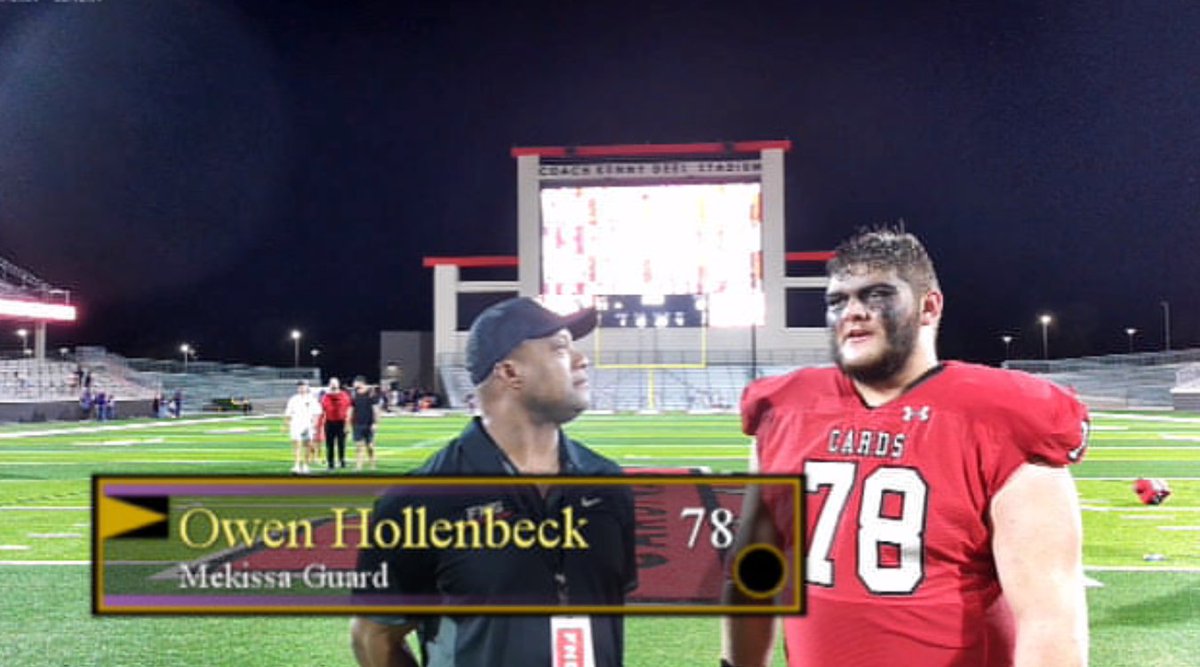 Melissa G Owen Hollenbeck talks about the 4Q game-winning drive that sealed a 21-18 win over Anna fridaynightglory.com/2421-2/ #txhsfb #FNGsports