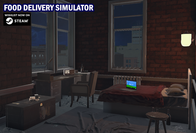 blackseadev's tweet photo. Are you ready to move into your new apartment and start your new journey? Wishlist Food Delivery Simulator on Steam now 💙 #indiegame #gamedev #fooddeliverysimulator https://t.co/9j35GYfrdl