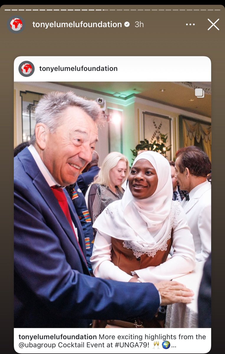 AminatModupe2's tweet image. Glad to have networked and had meaningful conversations at the #UBA’s cocktail reception during the just concluded #UNGA2024.

This event not only brought together African leaders but also provided a platform for young people to ideate the future of Africa.