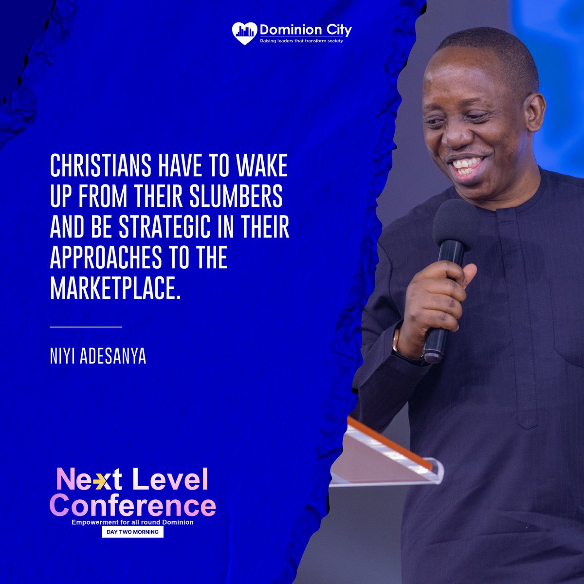 dominioncitylag's tweet photo. Nuggets on Dr Niyi Adesanya session on the role of Christians and the marketplace ministry.
#DominionCity #DCNextLevelConference #NLC24 https://t.co/ey9kn0JMpQ