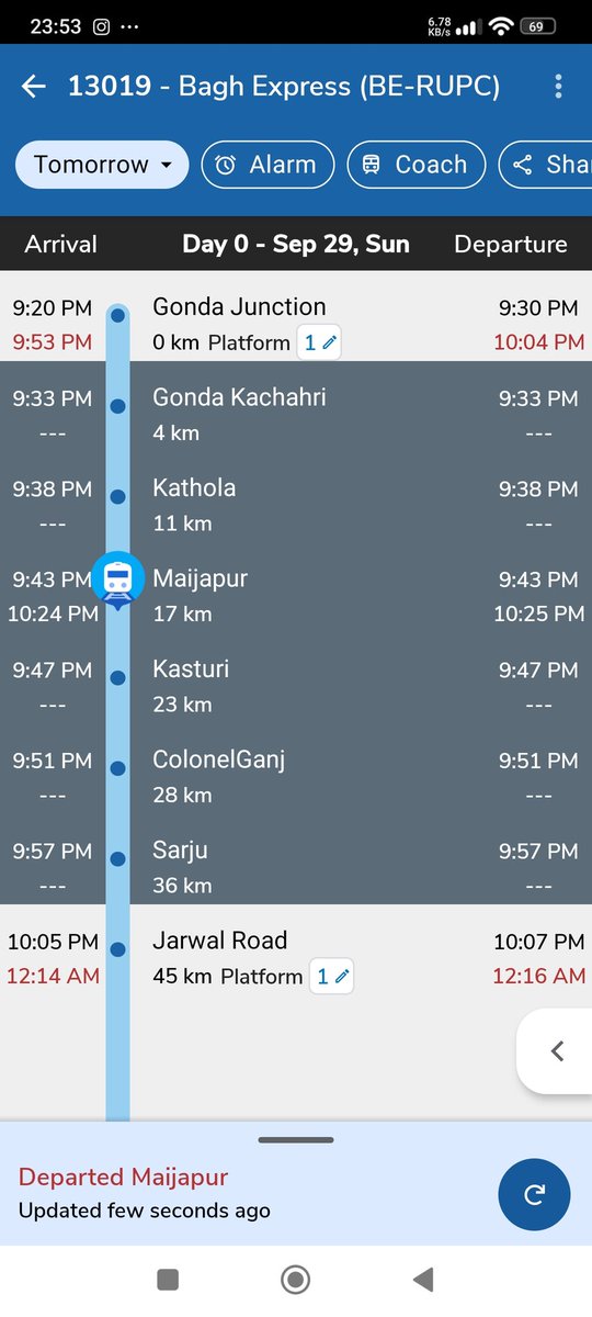 What happens to Trains in Uttar Pradesh <a href="/RailMinIndia/">Ministry of Railways</a> <a href="/AshwiniVaishnaw/">Ashwini Vaishnaw</a> <a href="/RailwaySeva/">RailwaySeva</a> <a href="/NWRailways/">North Western Railway</a> 13019 stuck from so long, Train is very much delayed for LKO passengers.

PNR - 6800998487