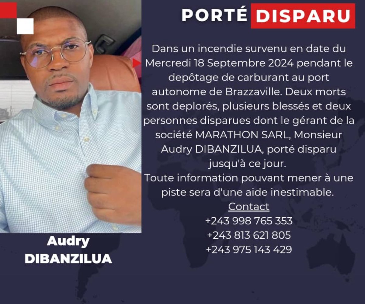 Notre ami est porté disparu, nous n’avons pas de nouvelles depuis le 18/9. Toute aide sera la bienvenue