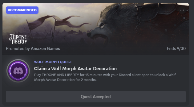 codehwan's tweet photo. How am I supposed to get this when the game isn't even out 🧐 @discord_support https://t.co/12r4g8yHJT