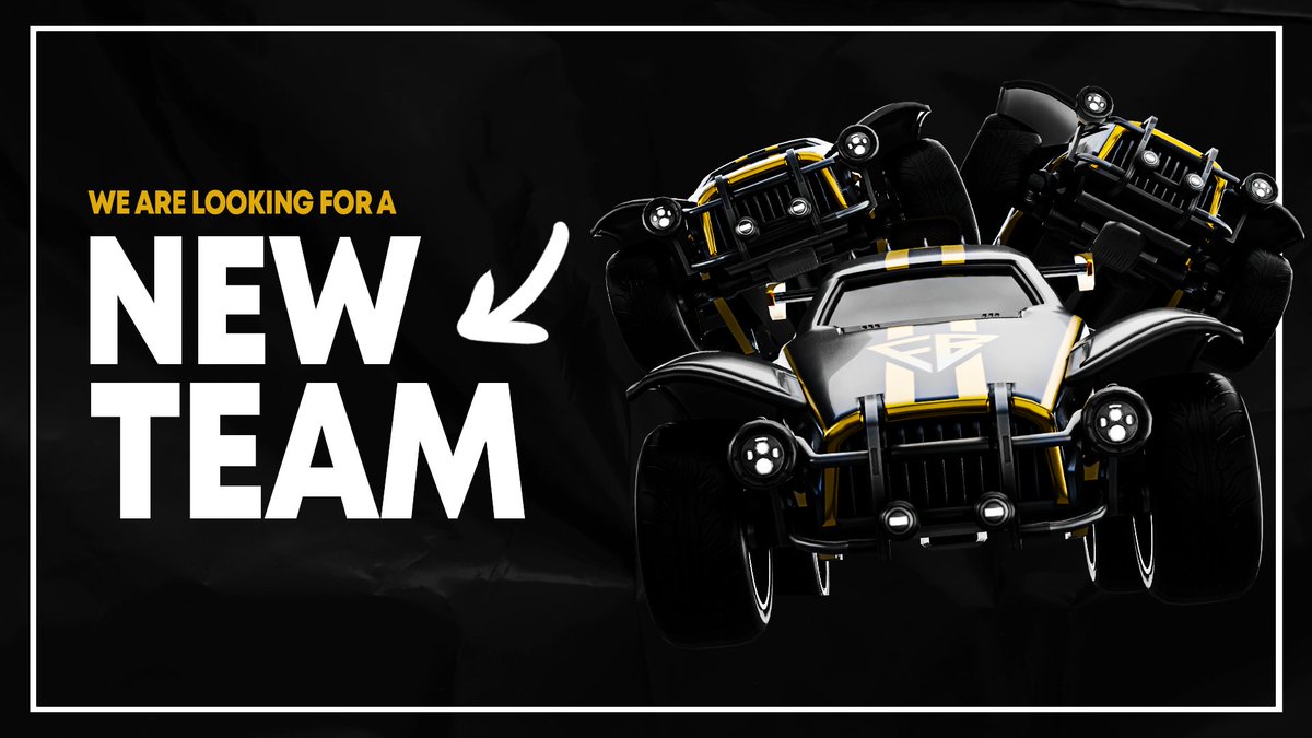 🆘🆘🆘

We are looking for a new main team for <a href="/RivalRushRL/">Rival Rush</a> 

We provide:
- manager
- payment
- coach

DM us on twitter or <a href="/Kesja101/">Kesja</a> on dc (kesja)