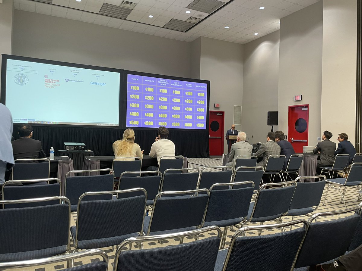 And we’re off at the #SANSChallenge! Rooting for Peter Harris (PGY-5) and Douglas Chung (PGY-4) as they compete with our friends from <a href="/PennStNeurosurg/">Penn State Neurosurgery</a> <a href="/GeisingerNsurg/">Geisinger Neurosurgery</a> @WCMNeurosurgery <a href="/CNS_Update/">CNS</a> #2024CNS