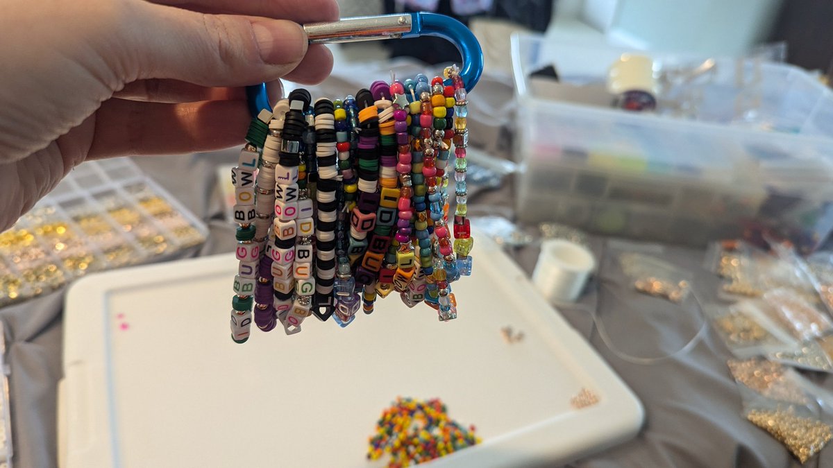 In case people were wondering, yes, we're making friendship bracelets for #IDWeek2024 <a href="/IDWeekmtg/">IDWeek</a> <a href="/IDWeekOutBREAK/">IDWeekOutBREAK</a>