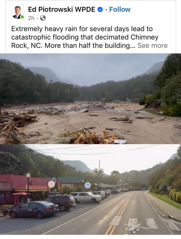 Secretary Reid Wilson (@secreidwilson) on Twitter photo Thinking of everyone affected by the horrific flooding in western NC. You can help by donating to N.C. Disaster Relief Fund at nc.gov. Still assessing damages at <a href="/ncculture/">NC DNCR</a> sites. Relieved that all <a href="/NCparks/">NC Division of Parks and Recreation</a> staff are safe, Thinking of everyone affected by the horrific flooding in western NC. You can help by donating to N.C. Disaster Relief Fund at nc.gov. Still assessing damages at <a href="/ncculture/">NC DNCR</a> sites. Relieved that all <a href="/NCparks/">NC Division of Parks and Recreation</a> staff are safe,