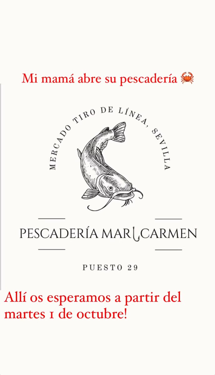 paaulitagonz02's tweet photo. A partir del 1 de octubre en el mercado Tiro de Línea, Sevilla 👏🏻 @celsssssssssius @MartaPM98 
Rtttttttt🙏🏼🫶🏼 https://t.co/ZHaa2YqqCR