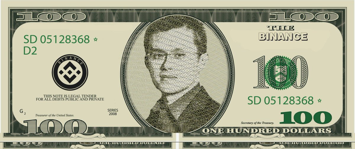 X_Cryptoburger's tweet photo. @cz_binance CZ is hard currency
He will never depreciate
@cz_binance @heyibinance https://t.co/E4XpaOgcAx
