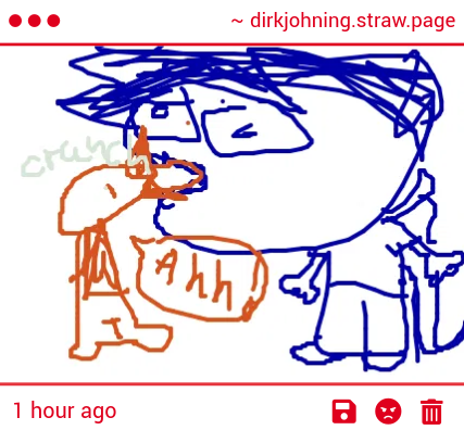 dirkjohning's tweet photo. why doesn't the big Homestuck eat the little Homestuck? 🪱 https://t.co/l7YA98K5j8