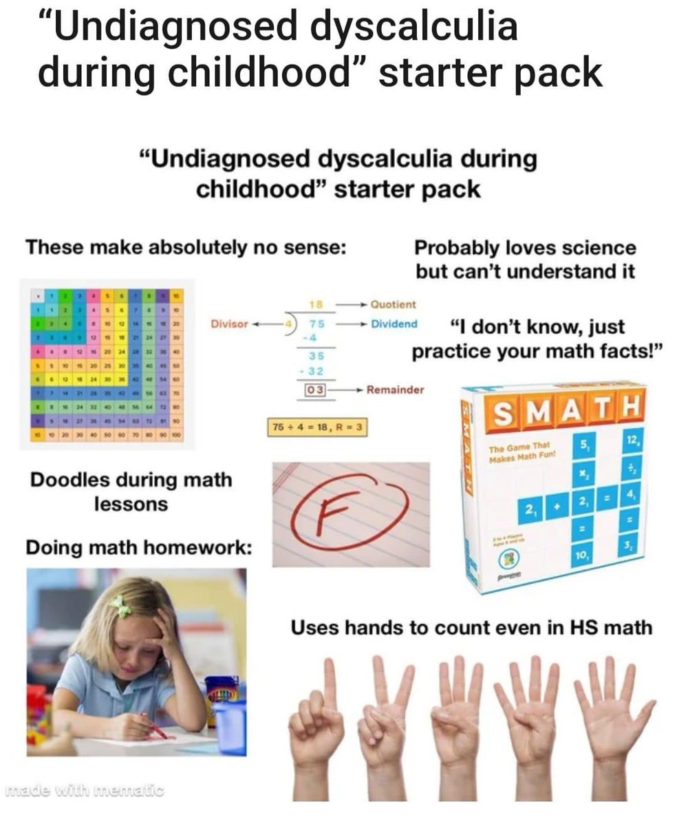 wilkolaak's tweet image. When u was young they used to just call me stupid. #math #mathmatics #nomath #dyscalcuila