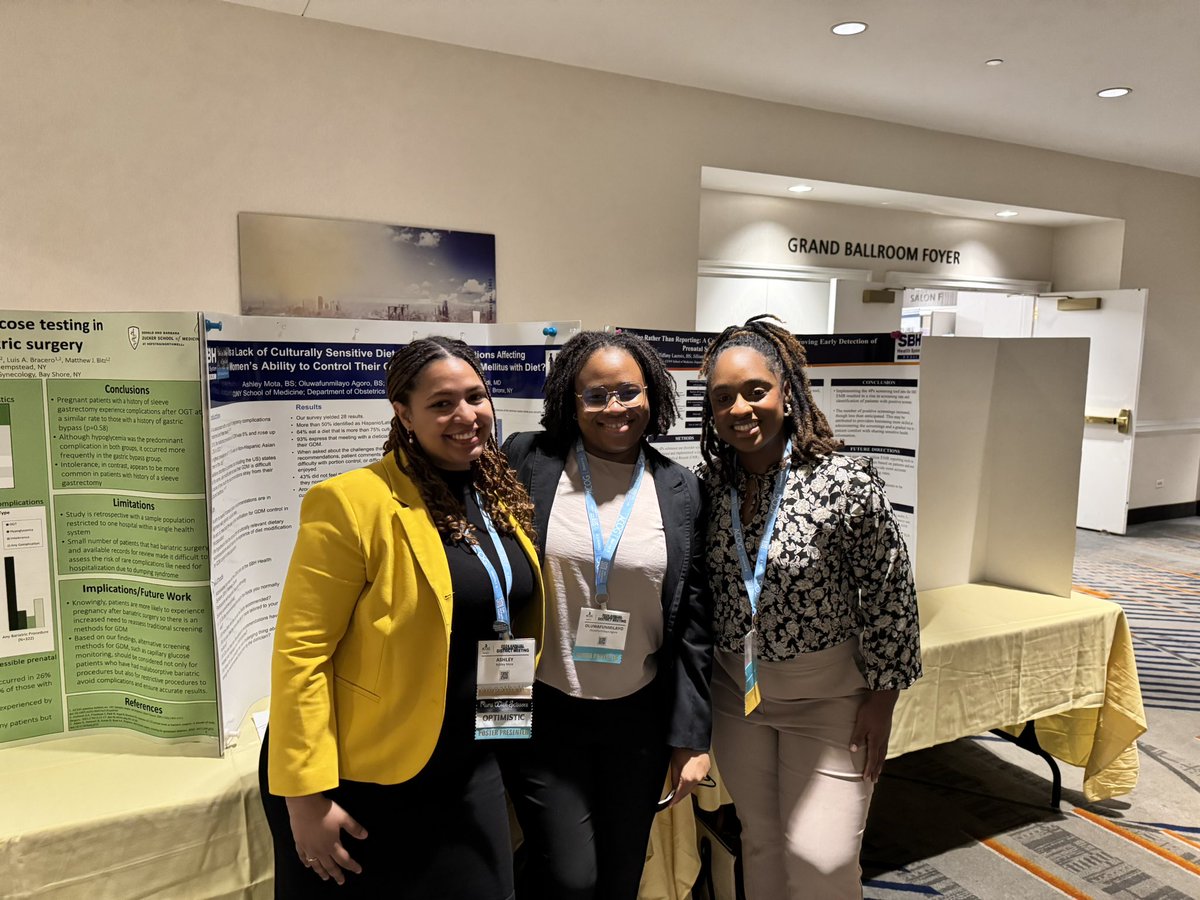 Amota000's tweet photo. #Day2 @ACOGD2 went great! Had the pleasure to engage with peers, share my passion for OBGYN, and represent @CUNYMed and SBH health systems with my project. Bittersweet to experience my last year as a medical student at #D2ADM, see you soon as a resident next time! https://t.co/5sJBstYB7K