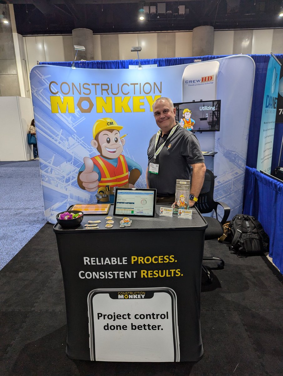 In San Diego #NECAsandiego24 Come meet us on the exhibit floor both 2621. Come chat with our CEO <a href="/craigdpierce/">Craig Pierce</a> about improving construction productivity.