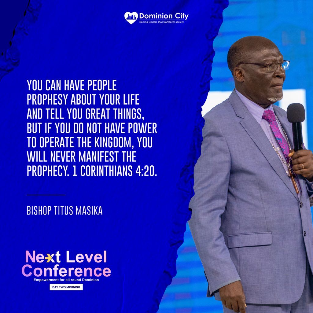 dominioncitylag's tweet photo. Nuggets on Dr Titus Masika session on the kingdom principles.
#DominionCity #DCNextLevelConference #NLC24 https://t.co/9PWFy8Pb0m