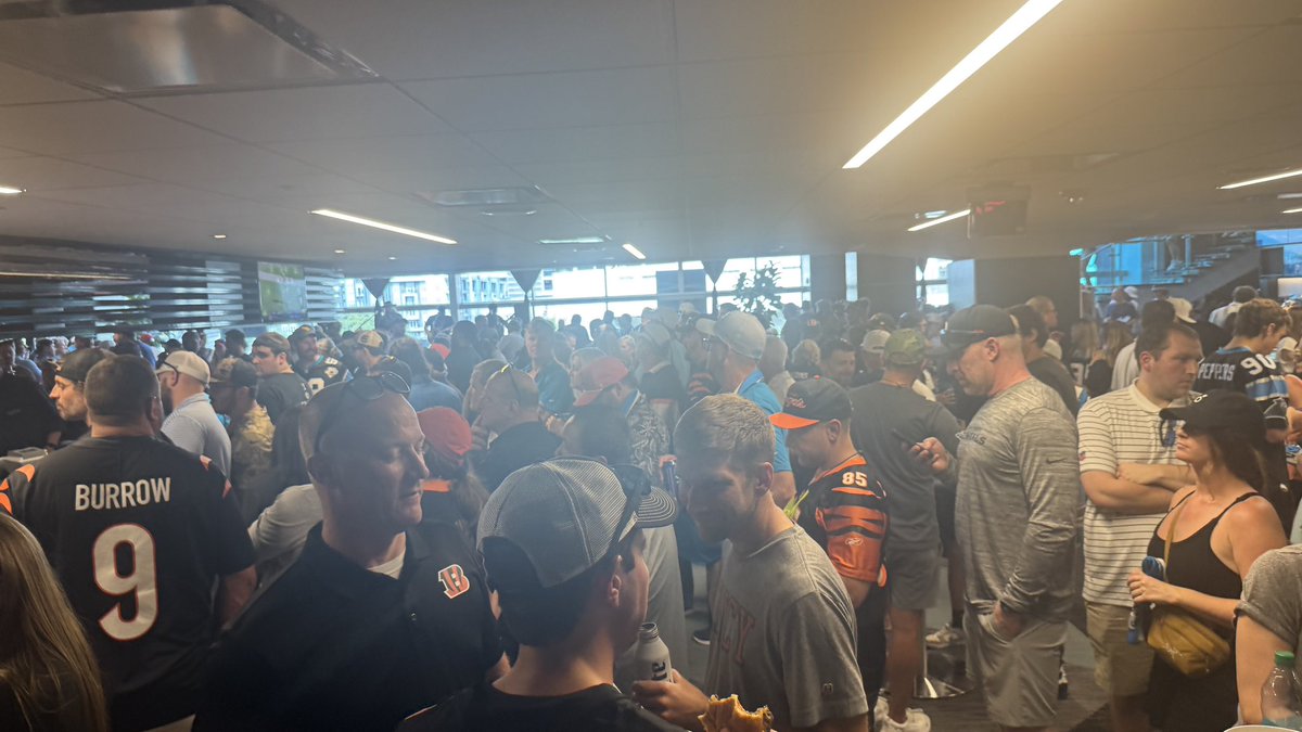 JM (@bigcritic) on Twitter photo <a href="/Panthers/">Carolina Panthers</a> <a href="/BofAstadium/">Bank of America Stadium</a> PA announcer, “thank you for making Bank of America story am the best stadium to attend in the <a href="/NFL/">NFL</a>” my buddy from Pittsburgh, “fuck no. This place is a shithole.” God damn this stadium is embarrassing. Halftime picture. Horrendous. <a href="/Panthers/">Carolina Panthers</a> <a href="/BofAstadium/">Bank of America Stadium</a> PA announcer, “thank you for making Bank of America story am the best stadium to attend in the <a href="/NFL/">NFL</a>” my buddy from Pittsburgh, “fuck no. This place is a shithole.” God damn this stadium is embarrassing. Halftime picture. Horrendous.
