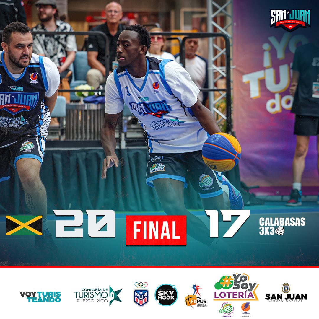 sky_hook_events's tweet photo. ¡Sigue sorprendiendo Kingston 🇯🇲! Vencen a Calabasas 3x3 para ponchar su 🎟️ a semifinales y enfrentar a @San_Juan_3x3 por el pase a las finales a las 3:40pm. https://t.co/Venn3gHNAd