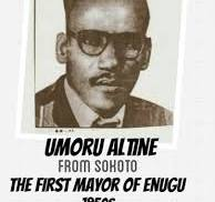 RBiakpara's tweet photo. Umaru Altine, from Sokoto. The first Mayor of Enugu.

But #APC and #Ronus will make you believe #discrimination and #prejudice are virtues for nation building. https://t.co/We4ynqLbQ0