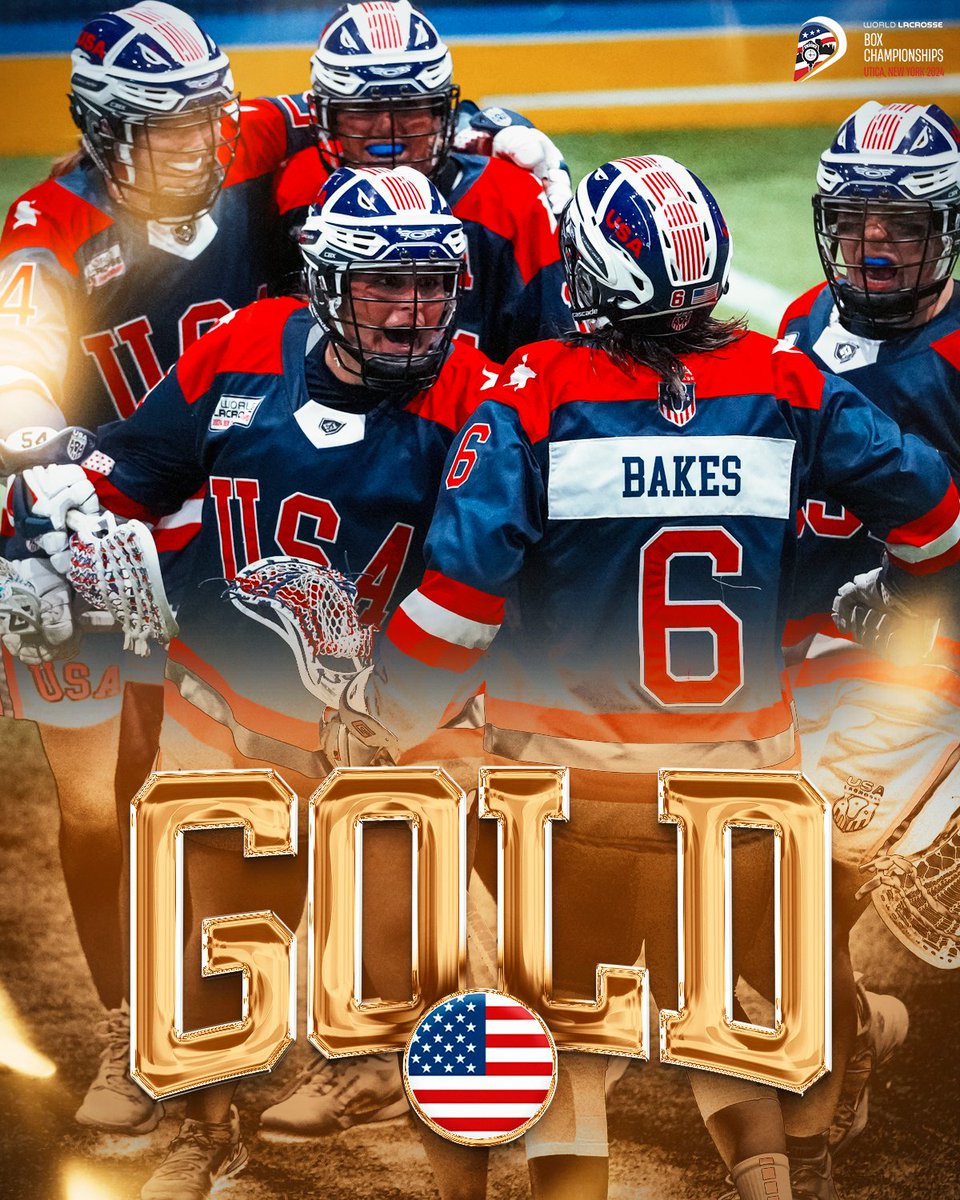 HISTORY MAKERS 🥇🇺🇸

USA is the inaugural World Lacrosse Women's Box Champion after launching a stunning comeback to beat Canada 10-7 in a thriller!

#WorldBox2024 #WLBC