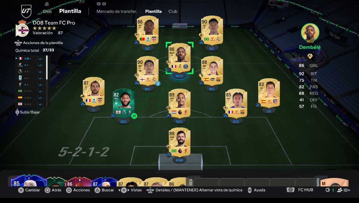 Listos para el <a href="/EASPORTSFCPro/">EA SPORTS FC Pro</a> muy contento con las sensaciones en esta 5-2-1-2 y buscando hacer un gran año.
Estoy F/A y en busca de algún equipo que representar este año que voy a ir con todo, se agradece ❤️ y retweet 🫶