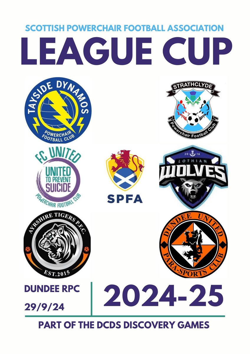 The season returned today with 8 teams competing for the <a href="/DCDSDundee/">DCDS</a> Discovery Games League Cup

Debuts, first goals &amp; teamwork made for a great day

Huge congratulations to <a href="/TaysideDynamos/">Tayside Dynamos PFC</a> crowned Champions 🏆

Well done to all who played, organised, officiated and supported👏🏻