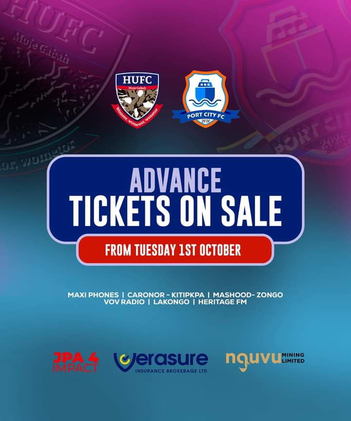 📍𝐔𝐏𝐃𝐀𝐓𝐄

Advance Tickets for our #AccessBankDOLwk2 game against Port City FC 𝐰𝐢𝐥𝐥 𝐛𝐞 𝐚𝐯𝐚𝐢𝐥𝐚𝐛𝐥𝐞 𝐚𝐭 𝐨𝐮𝐫 𝐯𝐚𝐫𝐢𝐨𝐮𝐬 𝐨𝐮𝐭𝐥𝐞𝐭𝐬 𝐟𝐫𝐨𝐦 𝐓𝐮𝐞𝐬𝐝𝐚𝐲 𝐎𝐜𝐭𝐨𝐛𝐞𝐫 𝟏.

Get your advance tickets and let's fill the stadium on Sunday. 

#Womeeee