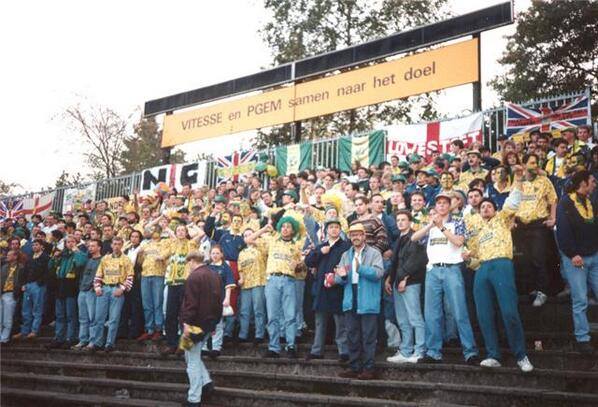 Awaydays23's tweet photo. ON THIS DAY 1993: Norwich City at Vitesse Arnhem #NCFC #OTBC https://t.co/AyZ844eXPc