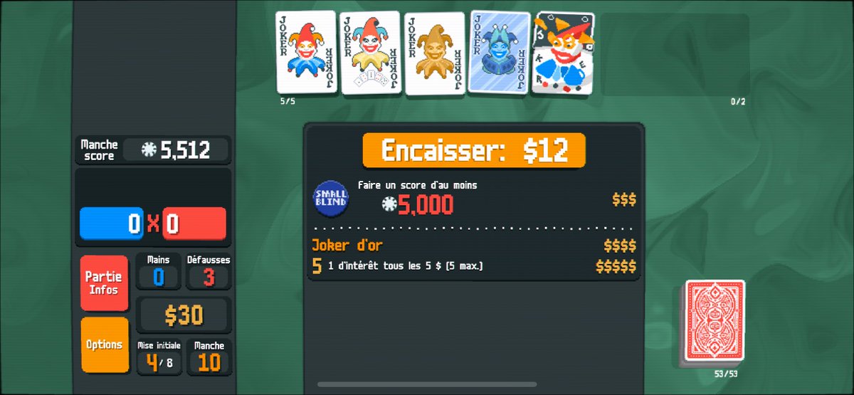 LTDG_podcast's tweet image. Si l’addiction devait être un jeu video : Balatro 😂🃏

Ne jouez pas à ce jeu il va aspirer votre âme 

#AppleArcade