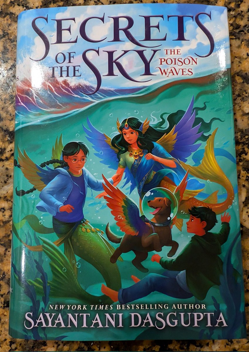 skanikkannan's tweet image. Not sure who is most excited to see Indian characters in this fantasy series (it&apos;s a 3- way tie btwn my kid, @vishadsukul and I)! Hats off to the multi-talented @Sayantani16!! Thanks for encouraging my daughter to go on a mission to save the #mermaids!! @CCBF2024 #ReadingForKids